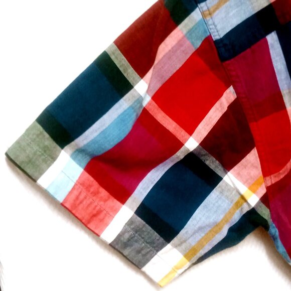 Vintage Chaps Ralph Lauren Men's Shirt XL Plaid ButtonDown CRL Crown Crest Logo - Picture 5 of 11